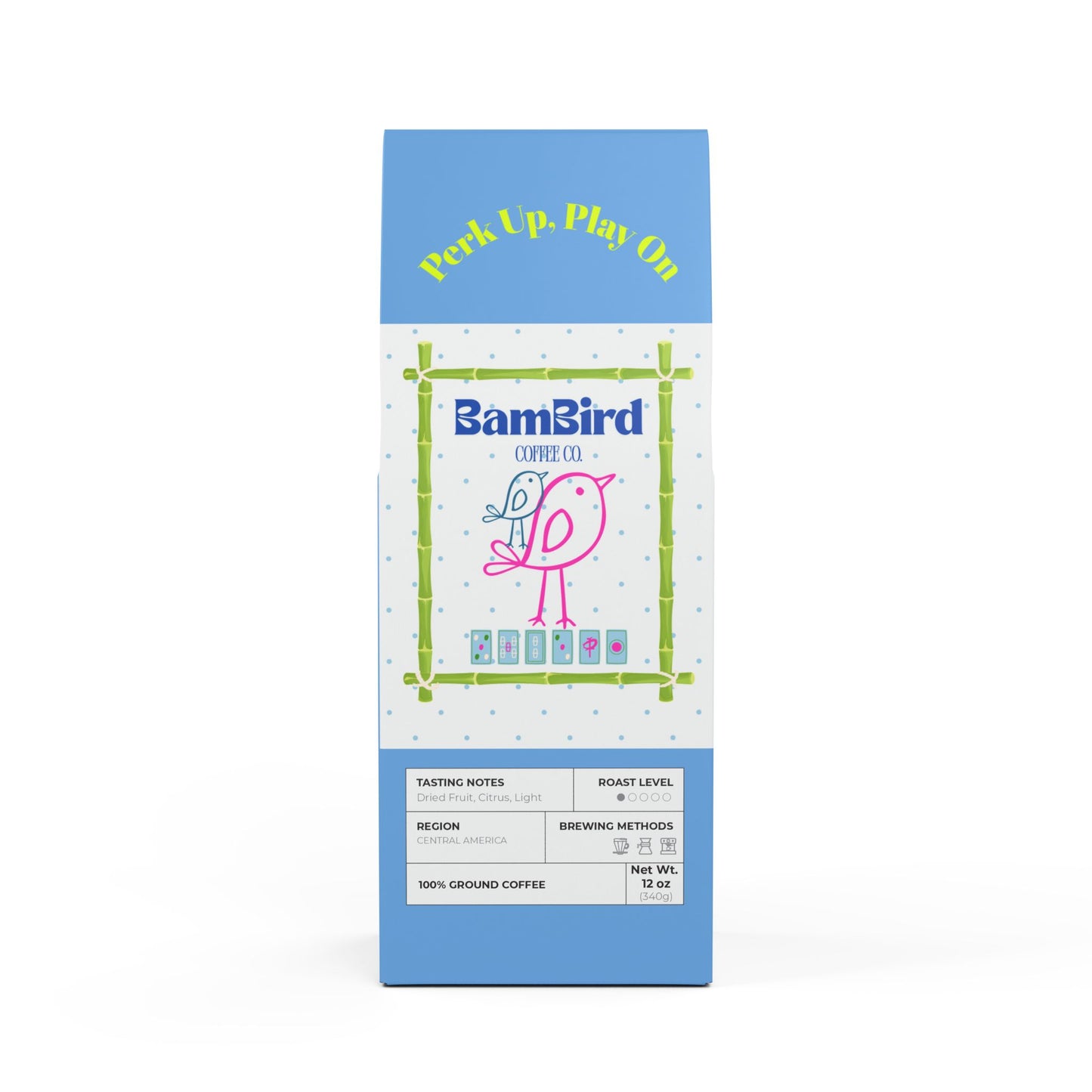 BAM BIRD COFFEE Co Mahjong Gift Theme Coffee High Lakes Coffee Blend (Light Roast)