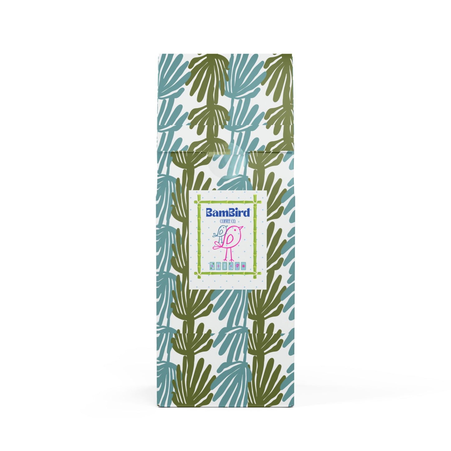 BAM BIRD COFFEE Co Mahjong Gift Artsy Design Classic Delicious Coffee High Lakes Coffee Blend (Light Roast)