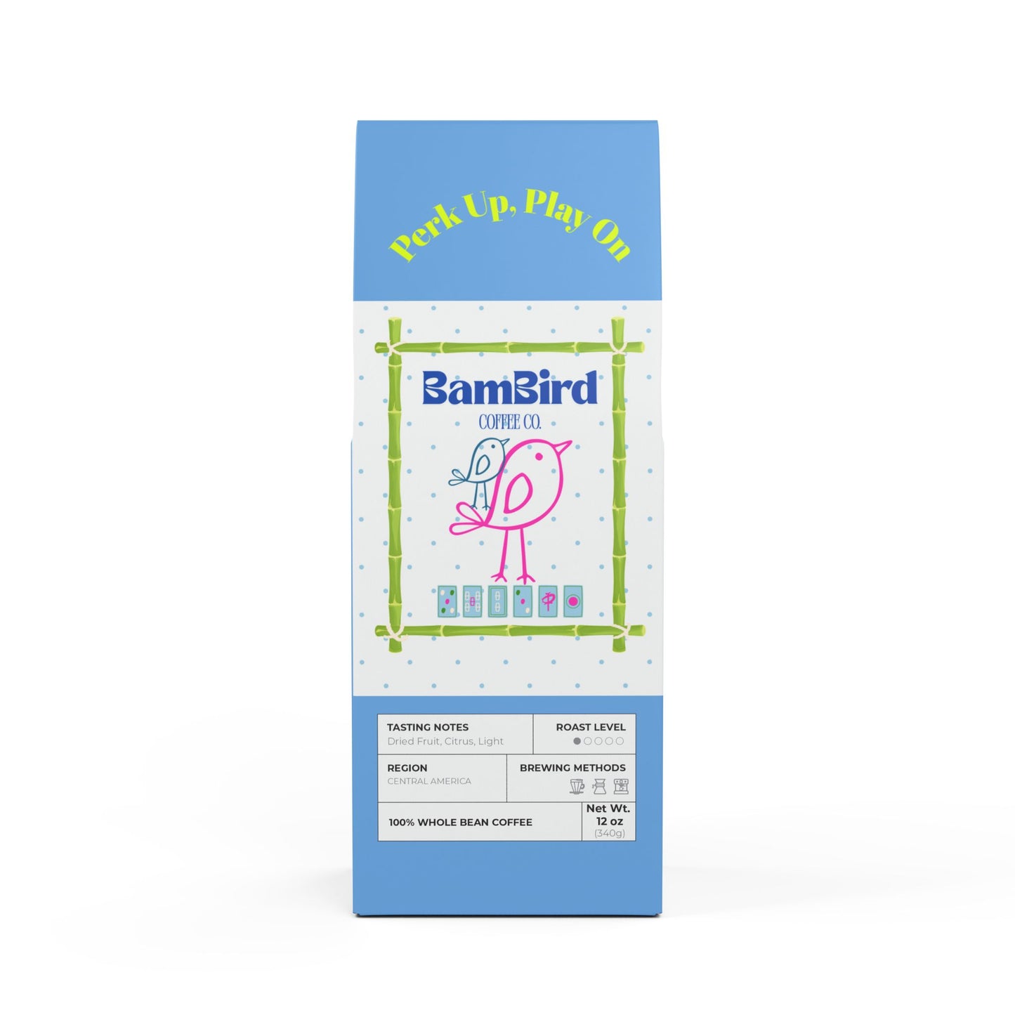 BAM BIRD COFFEE Co Mahjong Gift Theme Coffee High Lakes Coffee Blend (Light Roast)