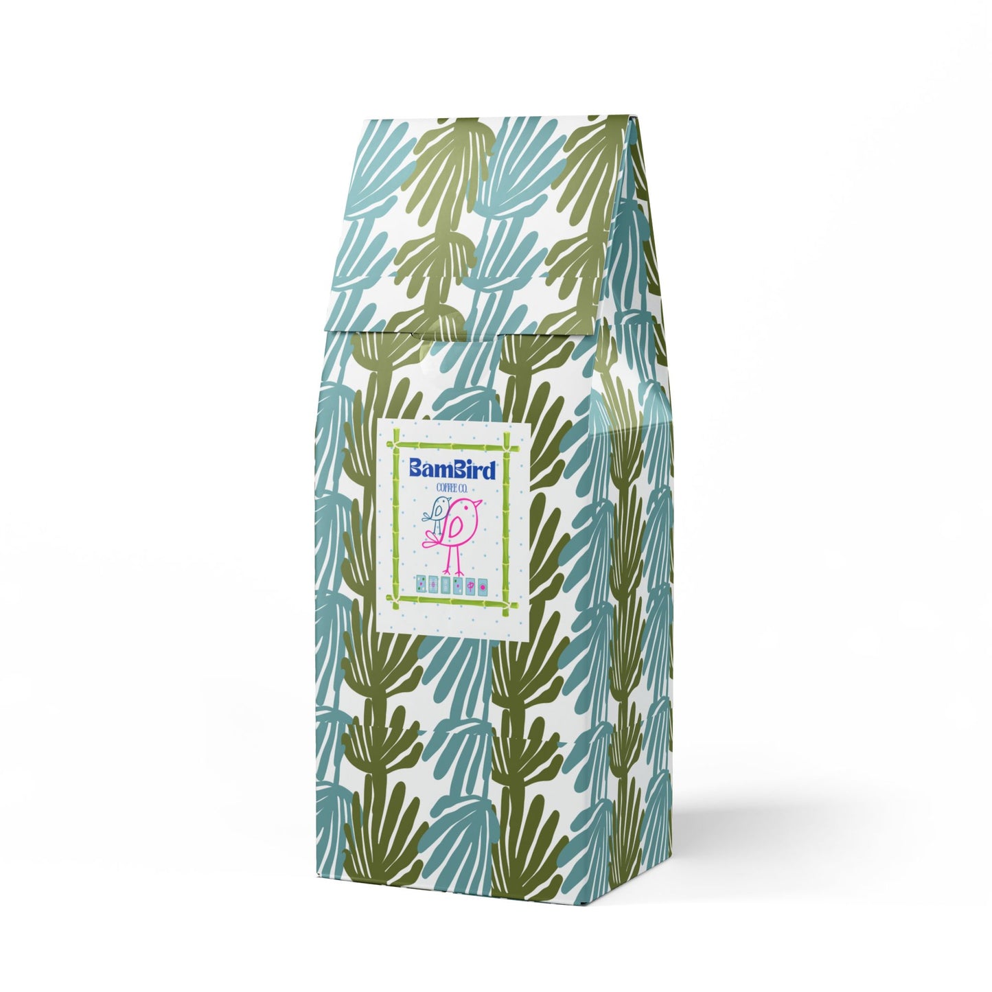 BAM BIRD COFFEE Co Mahjong Gift Artsy Design Classic Delicious Coffee High Lakes Coffee Blend (Light Roast)
