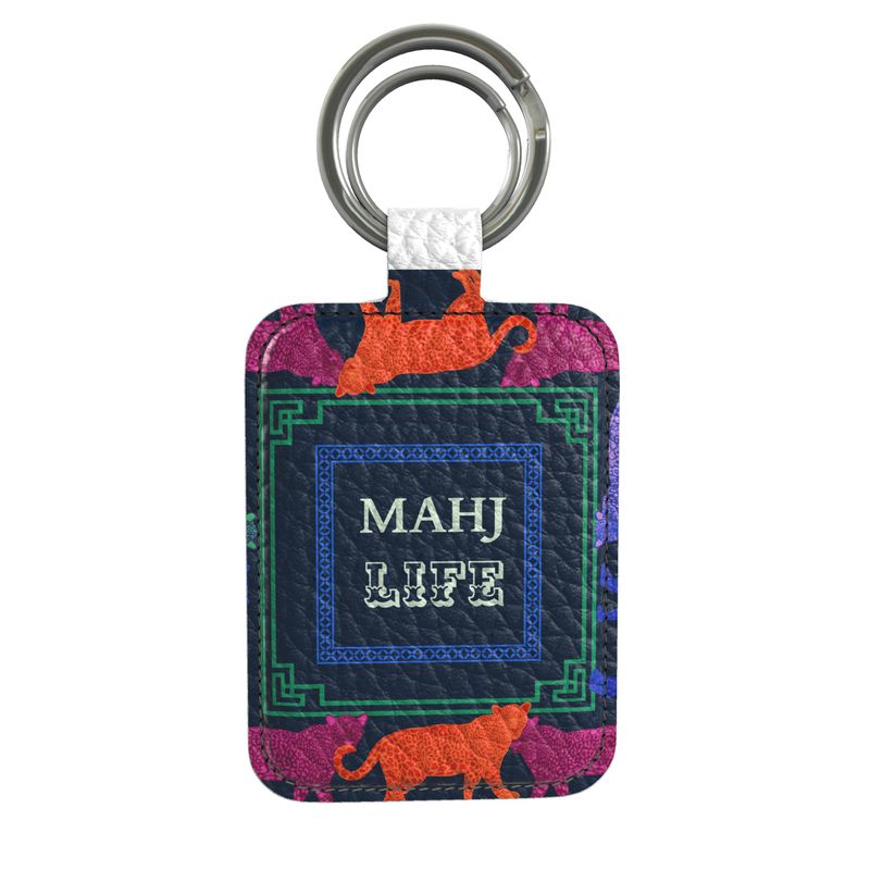 MAHJ Life Leopard Keychain