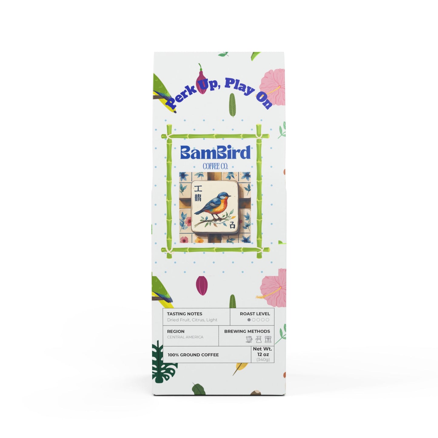 BAM BIRD COFFEE Co Mahjong Gift Theme Coffee High Lakes Coffee Blend (Light Roast)